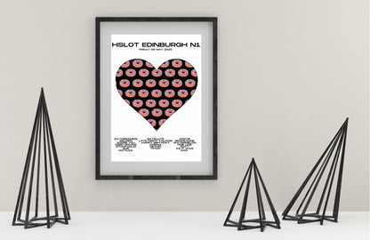 Love On Tour - HSLOT 2023 Edinburgh N1 Show Poster Print - 2 styles | 3 sizes