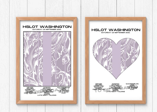 Love On Tour - HSLOT 2021 Washington Poster Print - 2 styles | 2 sizes