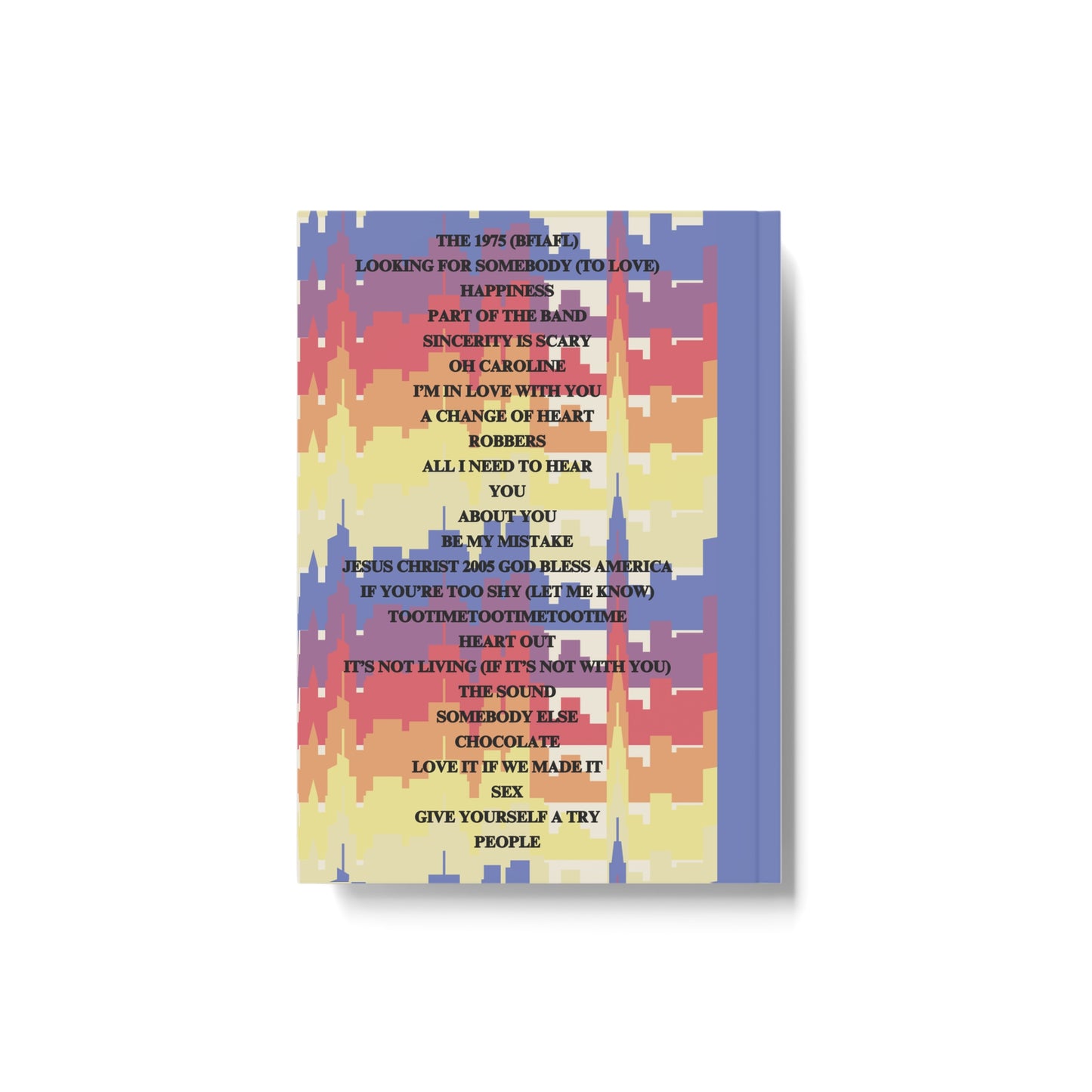 SATVB New York N1 Setlist Hard Backed Journal | Notebook