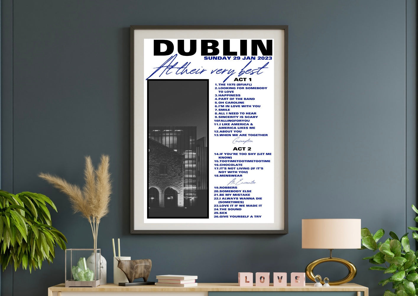 At Their Very Best ALL DATES Setlist Prints - Choose Your Show!