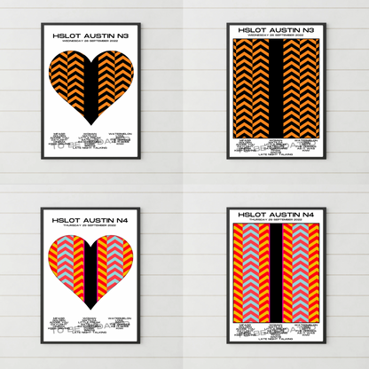 HSLOT 2022 Canada, USA & South America Setlist Posters | All Shows | 3 Sizes