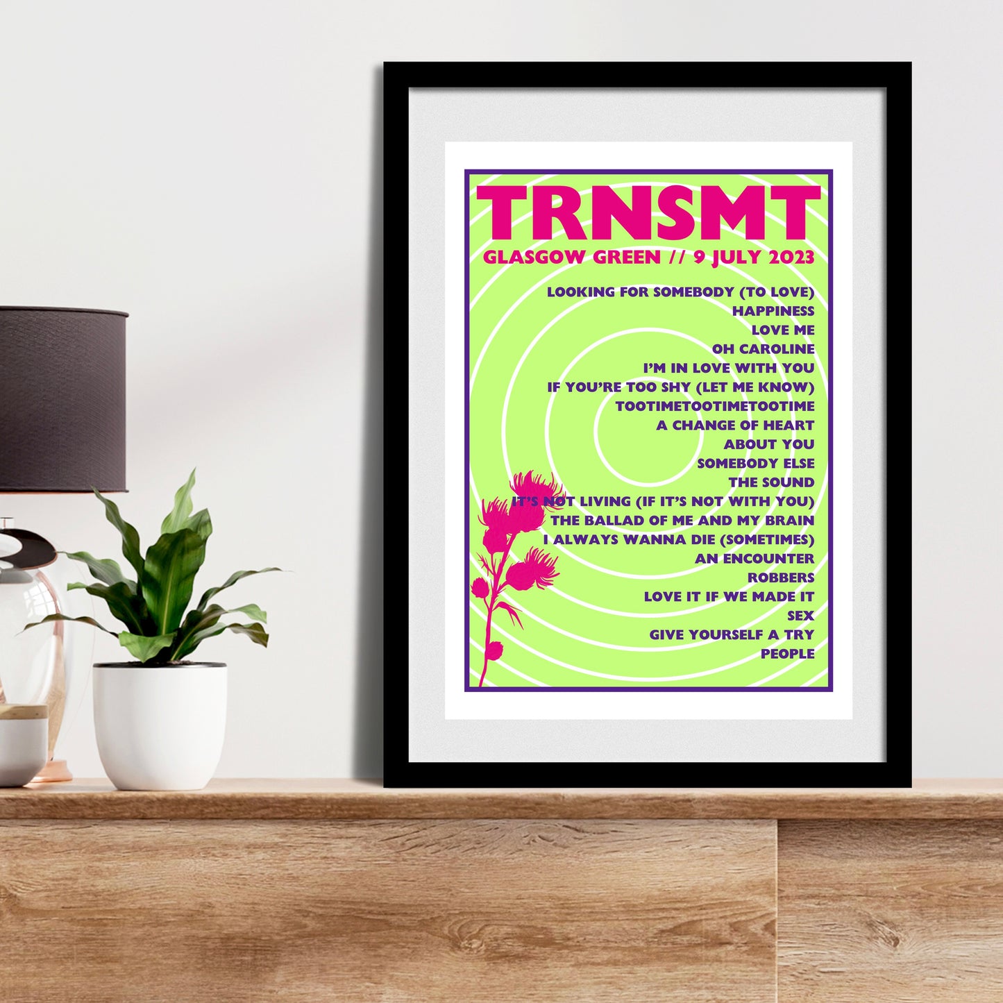 THE 1975 Festival Sets - ALL DATES Setlist Prints - Choose Your Show!