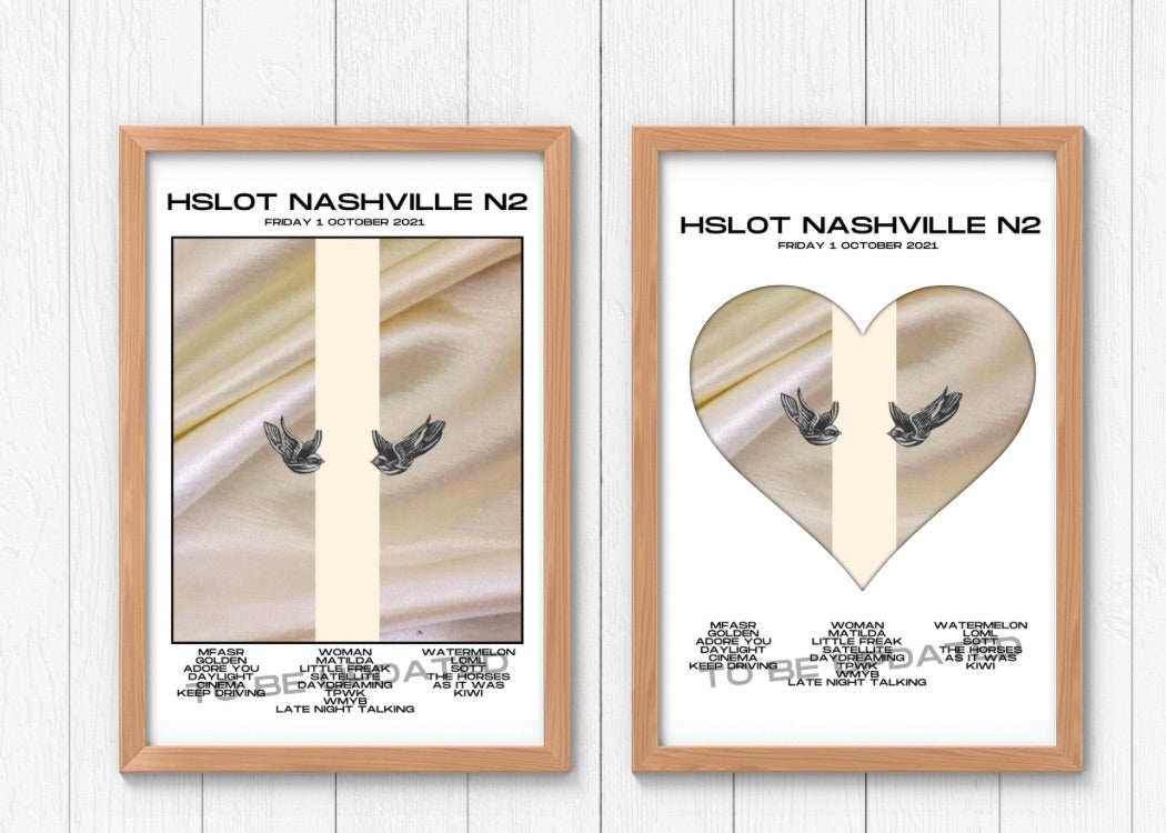 Love On Tour - HSLOT 2021 Nashville N2 Poster Print - 2 styles | 3 sizes