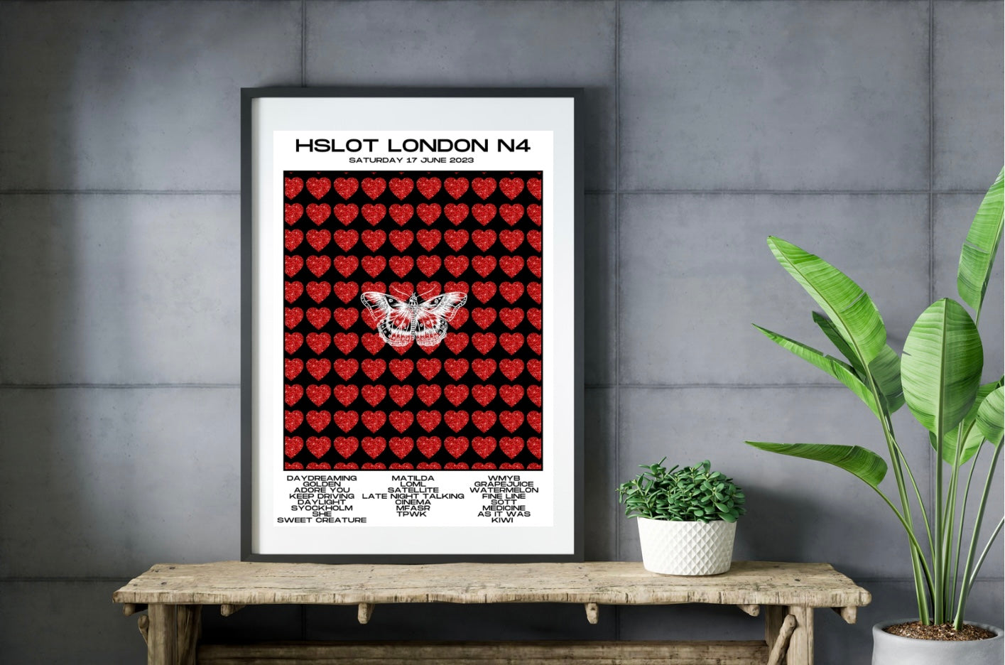 Love On Tour - HSLOT 2023 London Wembley N4 Show Poster Print - 2 styles | 3 sizes