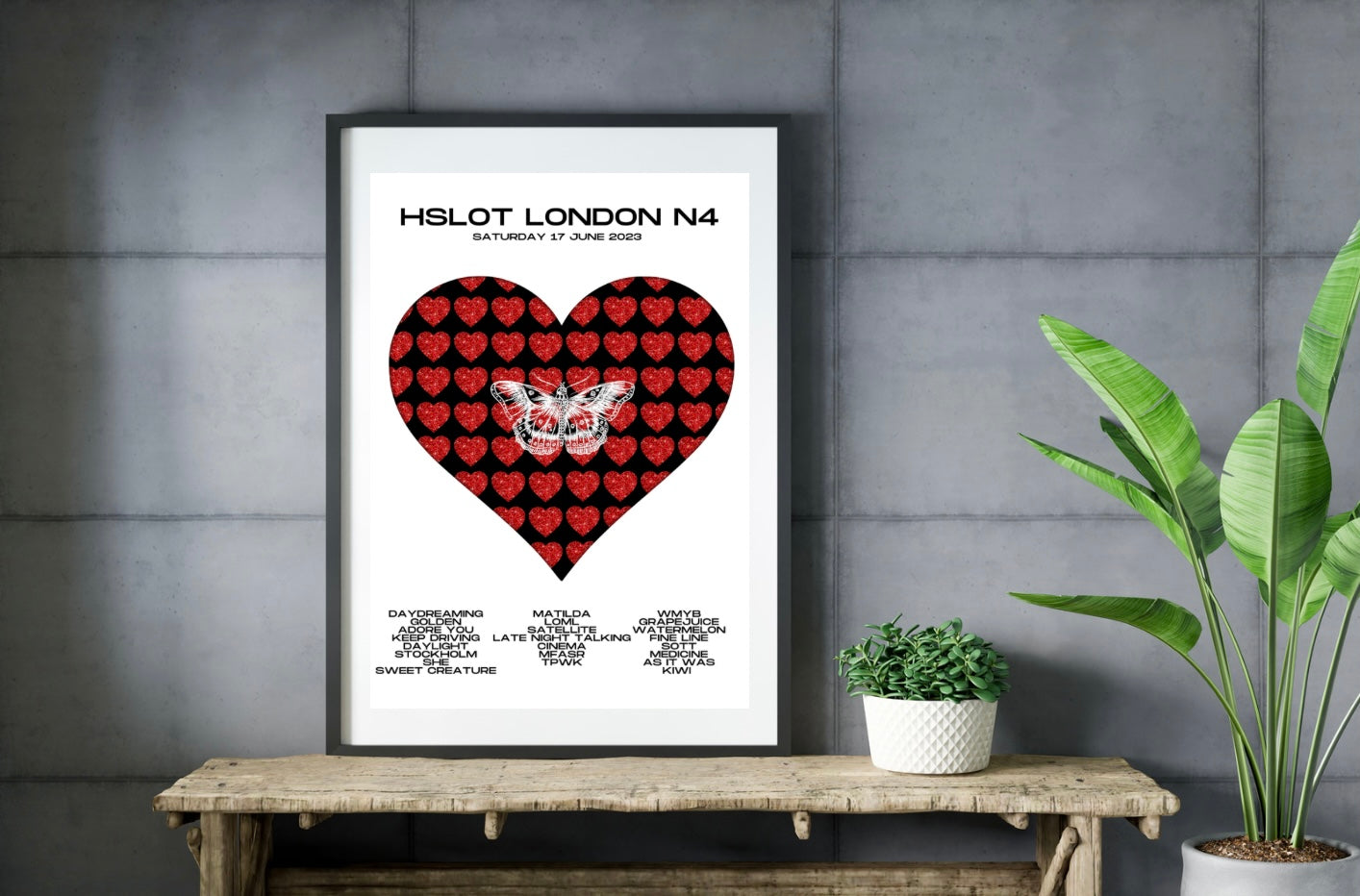 Love On Tour - HSLOT 2023 London Wembley N4 Show Poster Print - 2 styles | 3 sizes