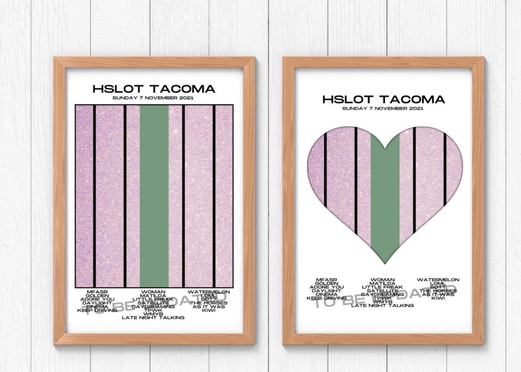 Love On Tour - HSLOT 2021 Tacoma Poster Print - 2 styles | 3 sizes