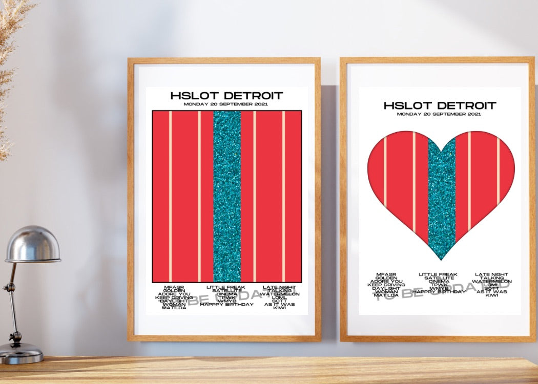 Love On Tour - HSLOT 2021 Detroit Poster Print - 2 styles | 3 sizes