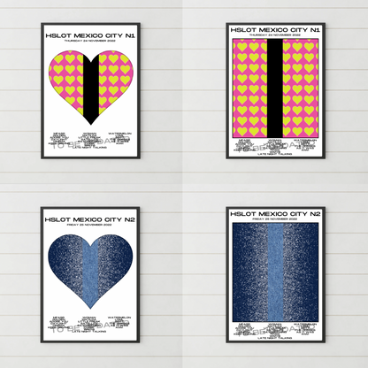 HSLOT 2022 Canada, USA & South America Setlist Posters | All Shows | 3 Sizes