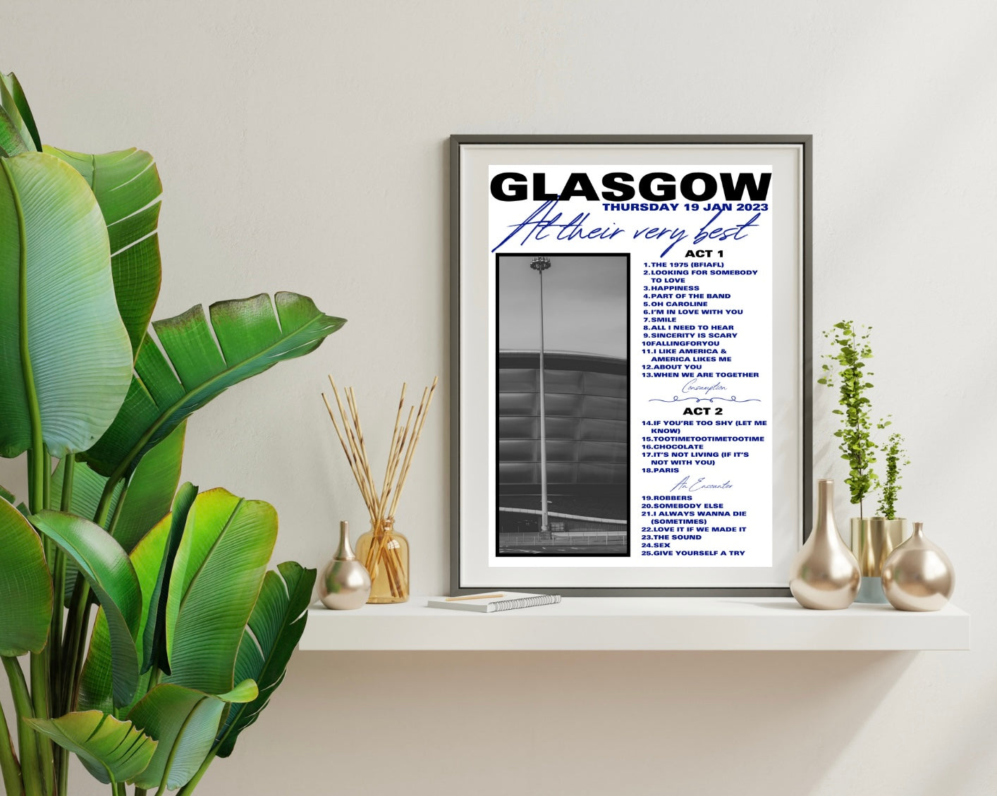 ATVB Tour Glasgow Show Poster Print