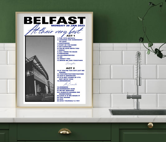 ATVB Tour Belfast Show Poster Print