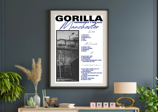 Gorilla BRIT’s Week Warchild Show Poster Print