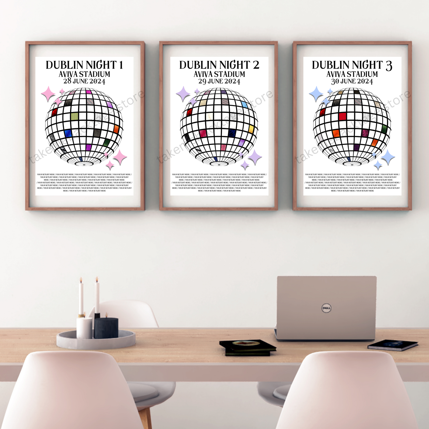 Eras Dublin Setlist Show Posters | Print | 3 Sizes