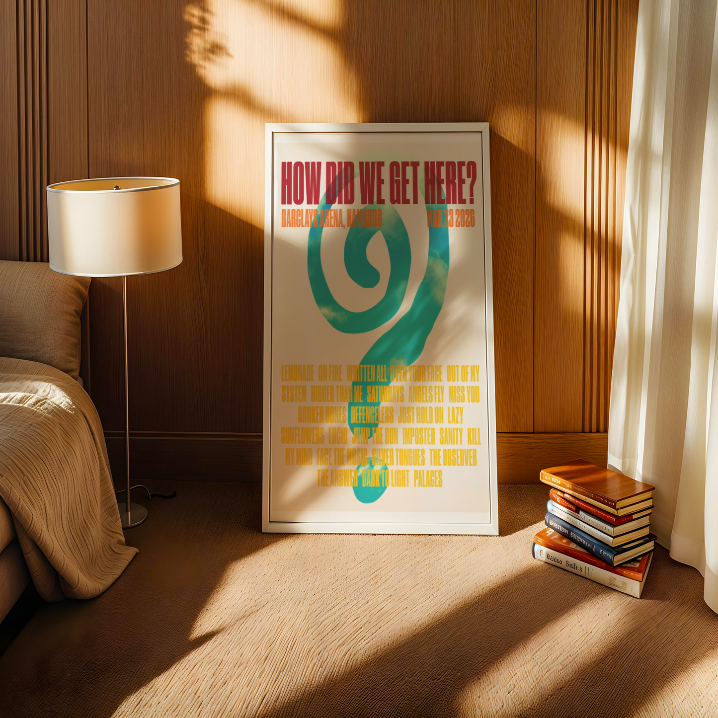 How Did We Get Here Hamburg Setlist Print | 5 sizes