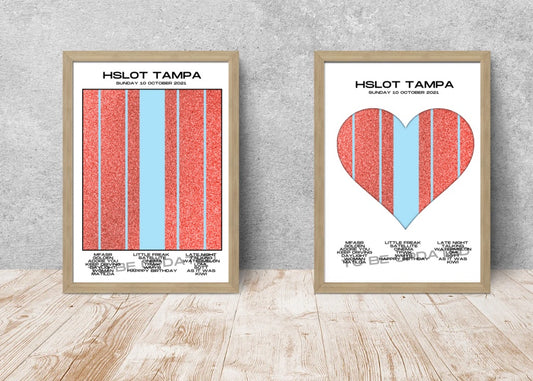 Love On Tour - HSLOT 2021 Tampa Poster Print - 2 styles | 3 sizes