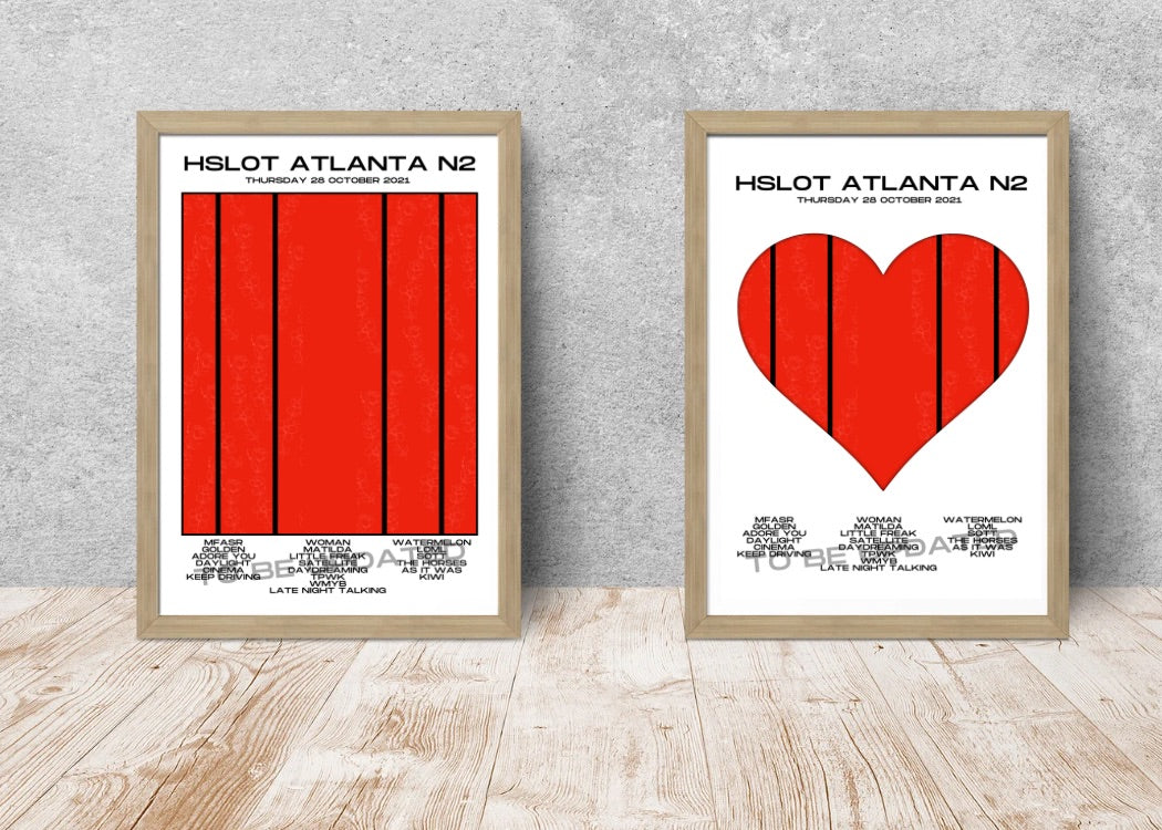 Love On Tour - HSLOT 2021 Atlanta N2 Poster Print - 2 styles | 3 sizes