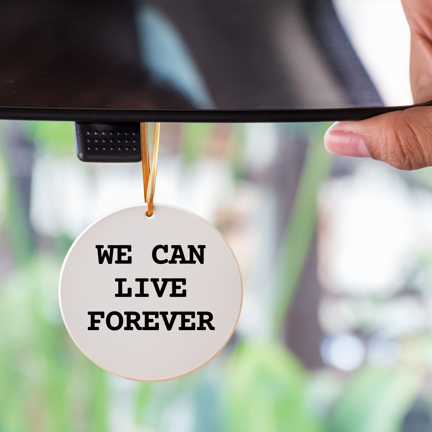 We Can Live Forever 1D Ceramic Ornament