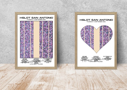 Love On Tour - HSLOT 2021 San Antonio Show Poster Print - 2 styles | 2 sizes