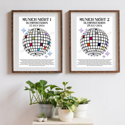 Eras Munich Setlist Show Posters | Print | 3 Sizes