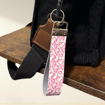 Faux Leather Wristlets | Keychain | Keyring | Wrist Lanyard