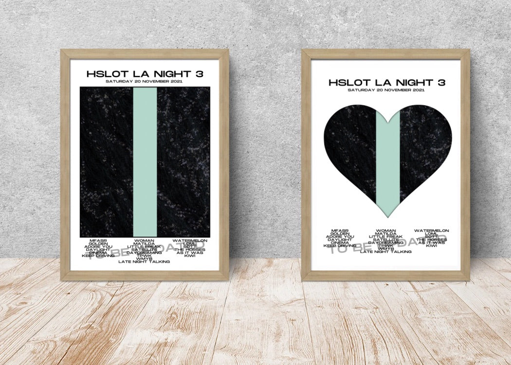 Love On Tour - HSLOT 2021 Los Angeles N3 Poster Print - 2 styles | 3 sizes