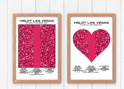 Love On Tour - HSLOT 2021 Las Vegas Show Poster Print - 2 styles | 3 sizes