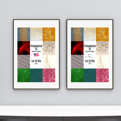 Foxborough Night 2 Outfit Show Poster | Print