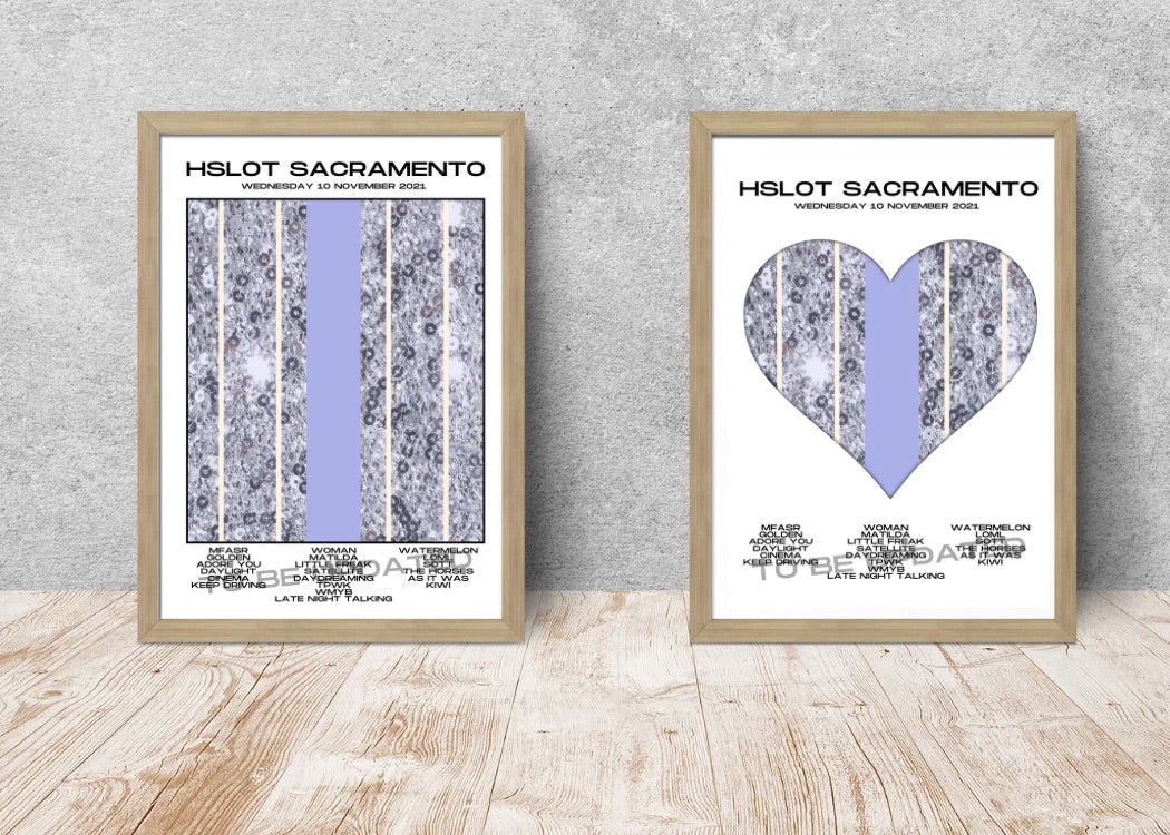 Love On Tour - HSLOT 2021 Sacramento Poster Print - 2 styles | 3 sizes