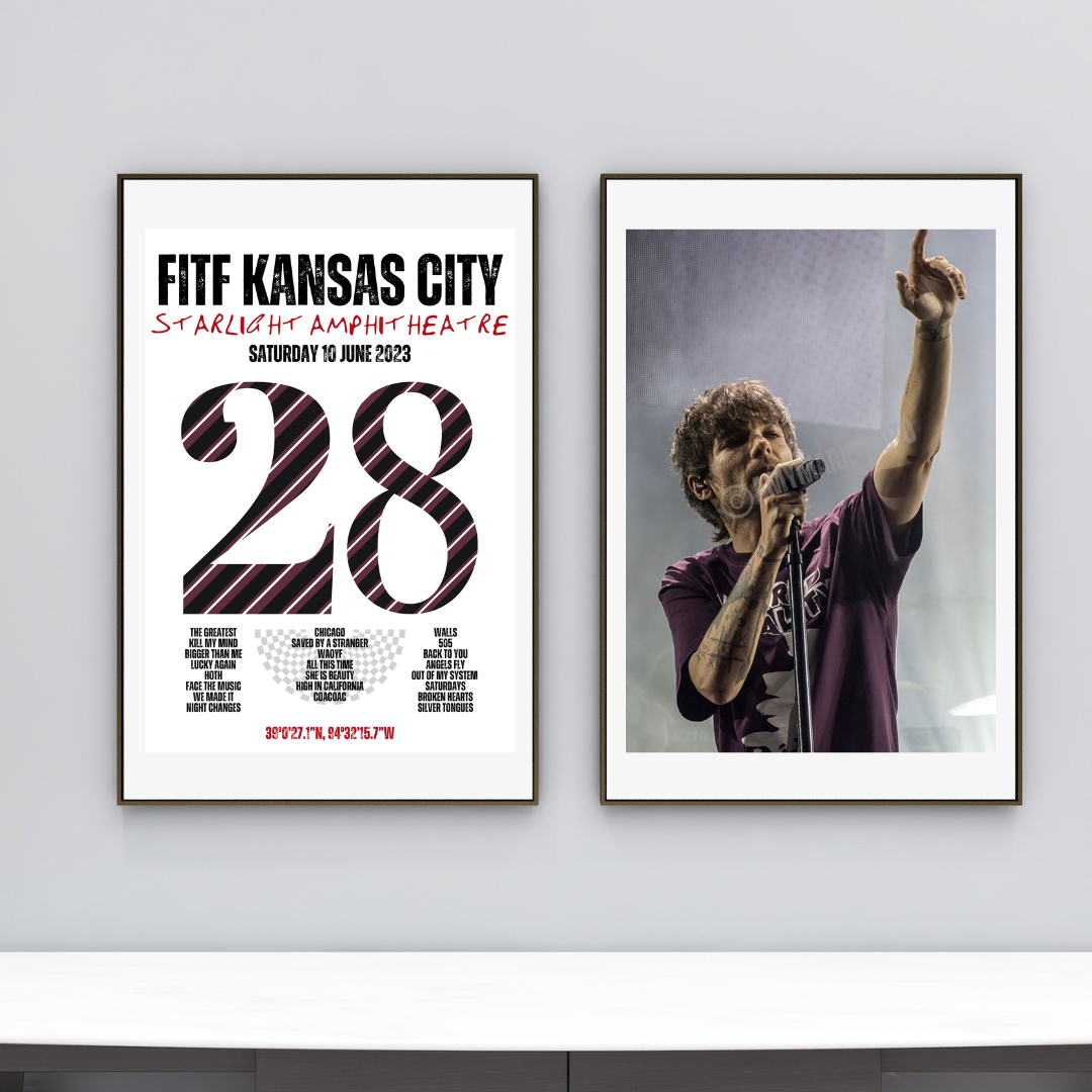 FITF Kansas City 2023 Setlist Print Take Me Backstage