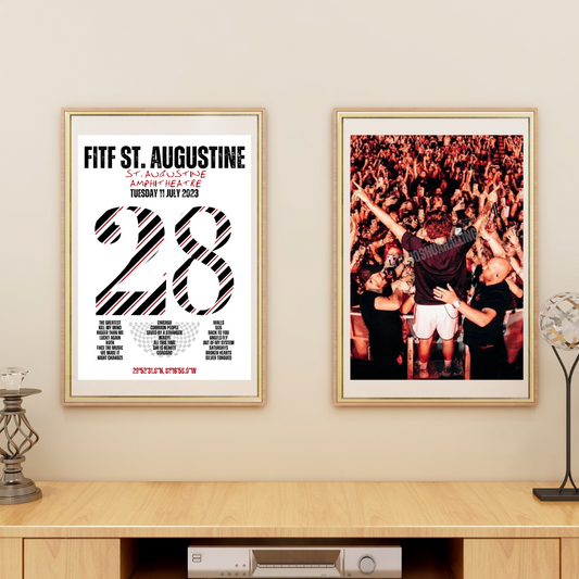 FITF World Tour St Augustine 2023 Setlist Print