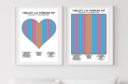 Love On Tour - HSLOT 2022 LA Forum N7 Show Poster Print - 2 styles | 3 sizes