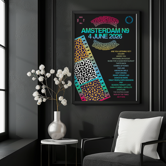 Together Together Amsterdam N9 (4 June) Setlist Print | 5 sizes