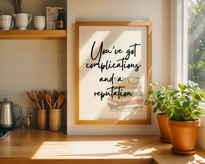 Busted Nerdy Lyric Print | 5 Sizes