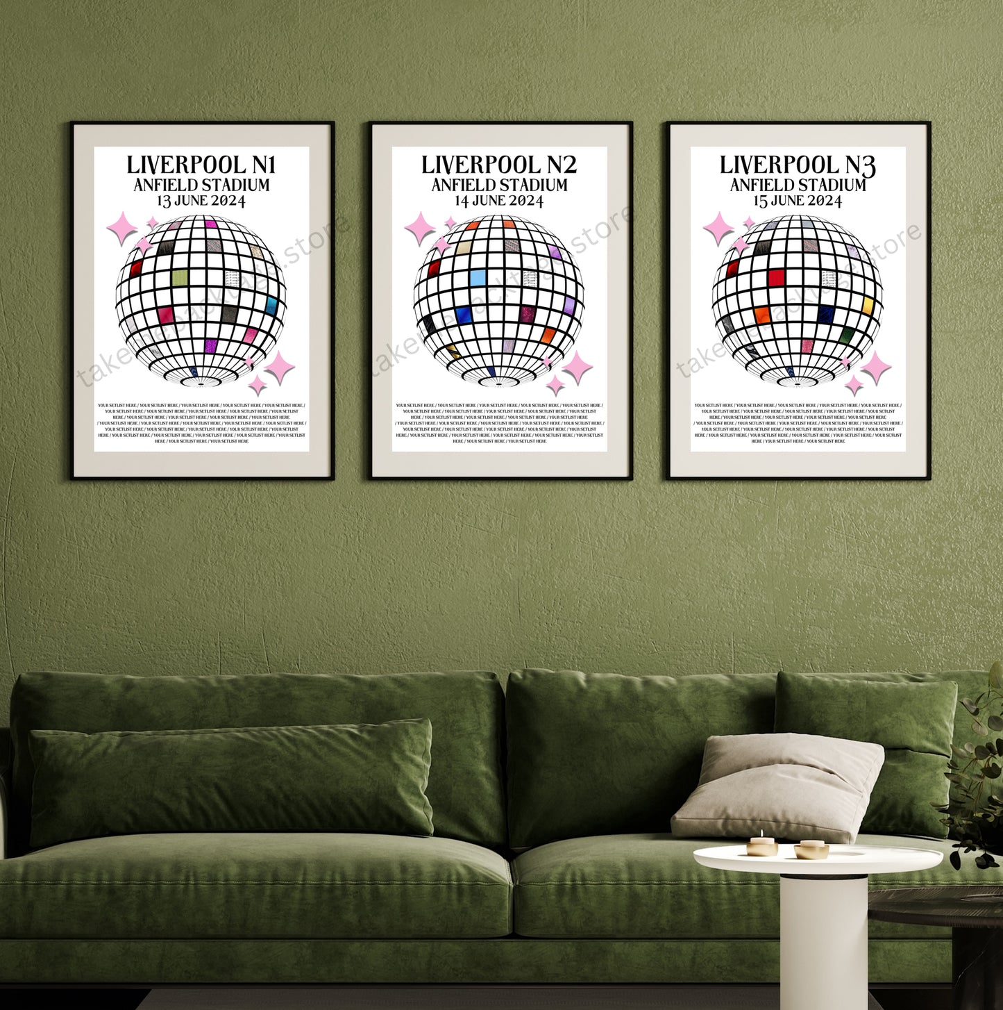 Eras Liverpool Setlist Show Posters | Print | 3 Sizes