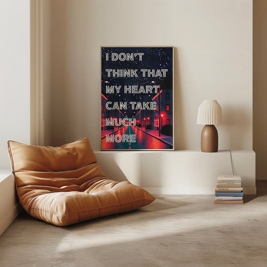 Busted 3am Lyric Print | 5 Sizes