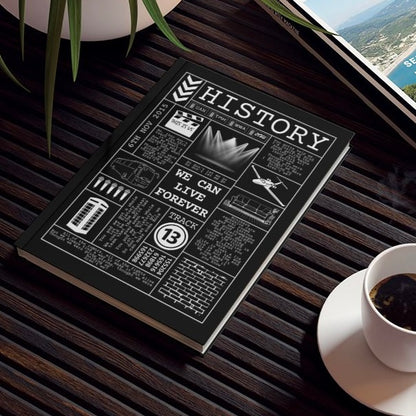 1D History Hard Backed Journal | Notebook