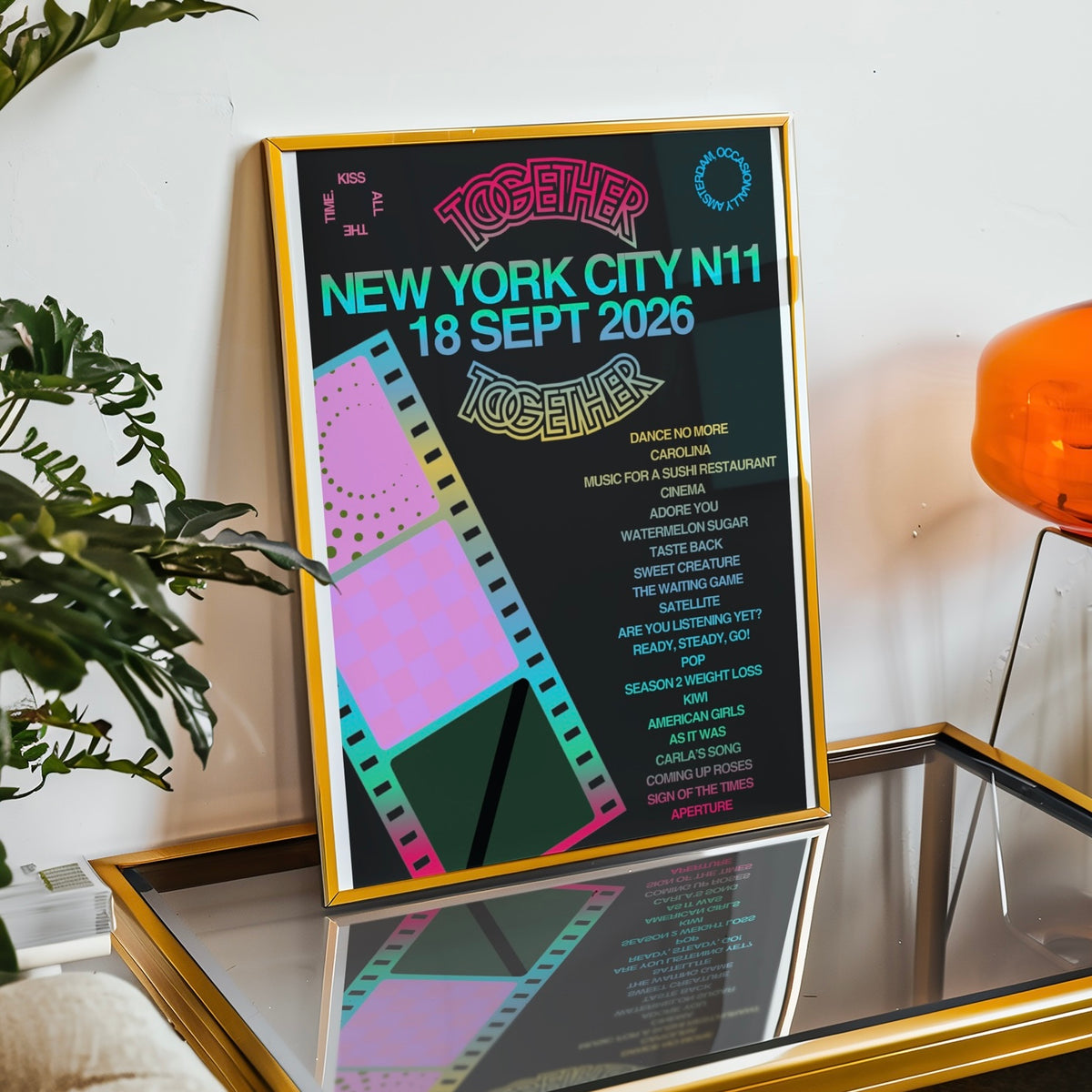 Together Together New York N11 (18 Sep) Setlist Print | 5 sizes