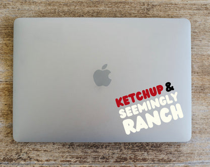 Taylor inspired vinyl decal - Ketchup