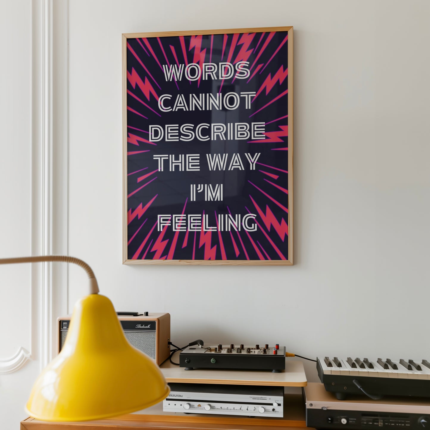 Busted Sleeping With The Light On Lyric Print | 5 Sizes