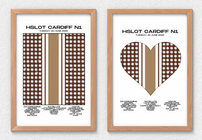 Love On Tour - HSLOT 2023 Cardiff N1 Show Poster Print - 2 styles | 3 sizes