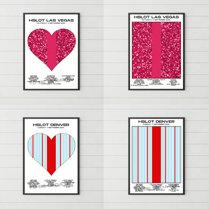 HSLOT 2021 Setlist Posters | All Shows | 3 Sizes