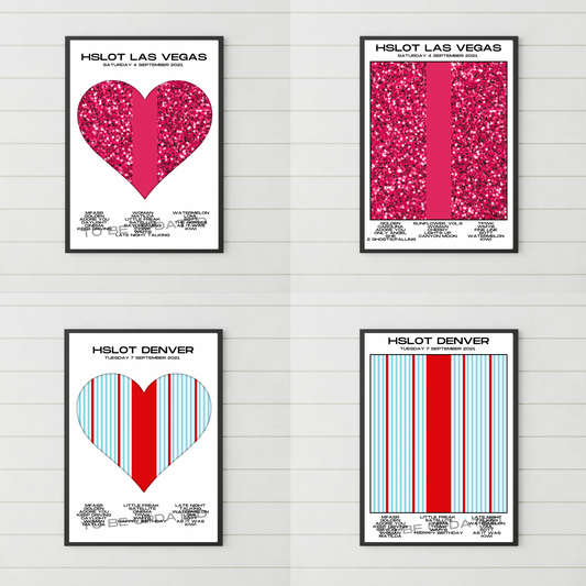 HSLOT 2021 Setlist Posters | All Shows | 3 Sizes