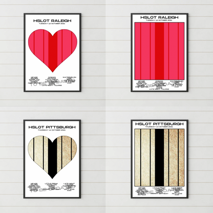 HSLOT 2021 Setlist Posters | All Shows | 3 Sizes