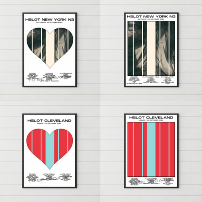 HSLOT 2021 Setlist Posters | All Shows | 3 Sizes
