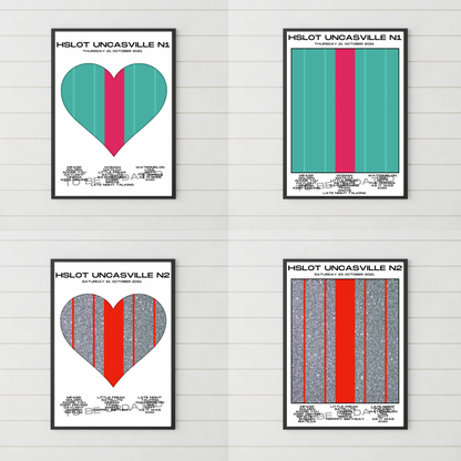HSLOT 2021 Setlist Posters | All Shows | 3 Sizes
