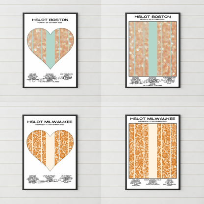HSLOT 2021 Setlist Posters | All Shows | 3 Sizes