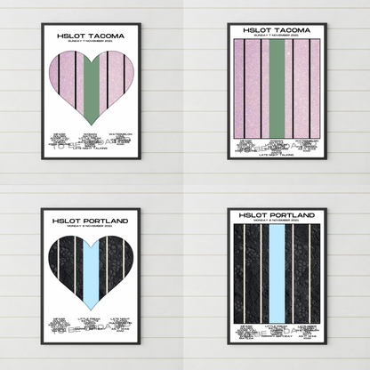 HSLOT 2021 Setlist Posters | All Shows | 3 Sizes