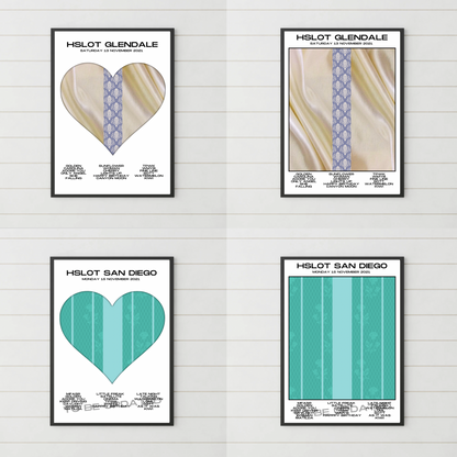 HSLOT 2021 Setlist Posters | All Shows | 3 Sizes