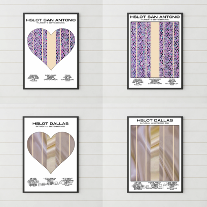 HSLOT 2021 Setlist Posters | All Shows | 3 Sizes