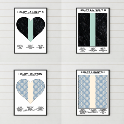 HSLOT 2021 Setlist Posters | All Shows | 3 Sizes