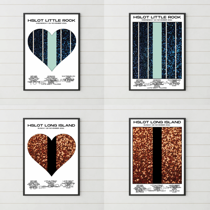 HSLOT 2021 Setlist Posters | All Shows | 3 Sizes